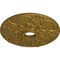 Ekena Millwork Norwich Ceiling Medallion (Fits Canopies up to 4 1/2"), Hnd-Painted Gold, 18"OD x 3 1/2"ID x 1 3/8"P CM18NOGLS - alternate 3